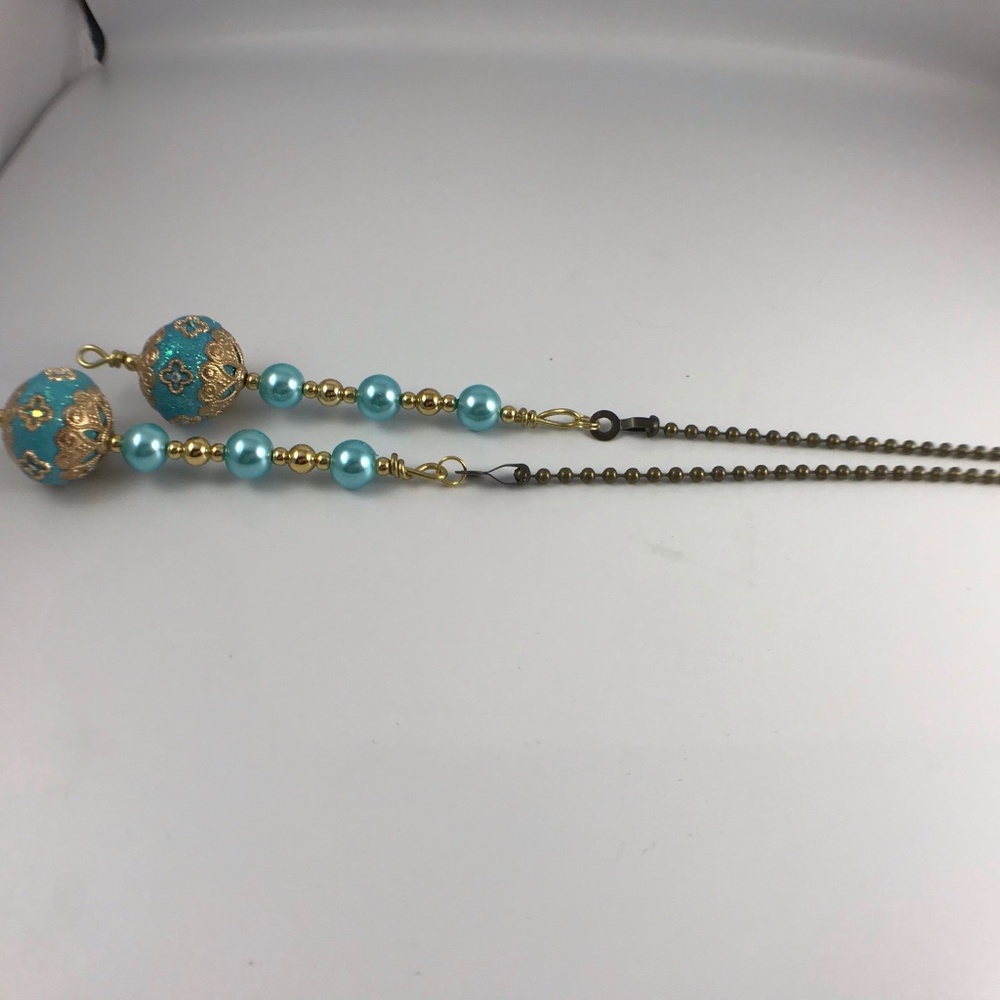Hand crafted Fan and Light Pulls. - Picture 2 of 2